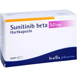 Abbildung: Sunitinib beta 50 mg Hartkapseln 30 St, Hartkapseln PZN 17243818