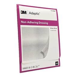 Abbildung: Adaptic 10x10 cm feuchte Wundauflage 2010F 10 St, Verband PZN 17245450