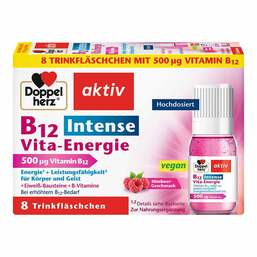 Abbildung: Doppelherz B12 Intense Vita-Energie Trinkflasche  8 St, Trinkampullen PZN 17250480