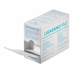 Abbildung: Ligasano Roll weiß Verband 0,3x5x300 cm unsteril 1 St, Verband PZN 17250882