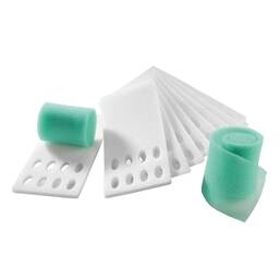 Abbildung: Ligasano weiß + grün Innenhandverband unsteril 12 St, Verband PZN 17251019