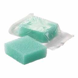 Abbildung: Ligasano grün steril Wundputzer 2x5x5 cm 10 St, Verband PZN 17251841