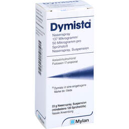 Abbildung: Dymista Nasenspray 137 µg / 50 µg / Sprühstoß 23 g, Nasenspray PZN 17252378
