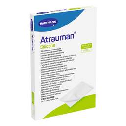 Abbildung: Atrauman Silicone steril 7,5x10 cm Kompressen 10 St, Kompressen PZN 17252987