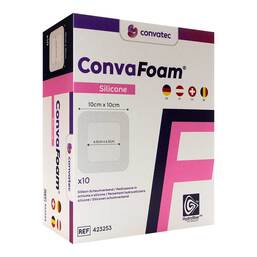 Abbildung: Convafoam Silicone Verband 10x10 cm 10 St, Verband PZN 17256502