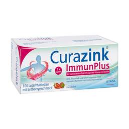 Abbildung: Curazink Immunplus Lutschtabletten Lutschtabletten, 100 St PZN 17258820