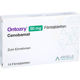 Abbildung: Ontozry 50 mg Filmtabletten 14 St, Filmtabletten PZN 17259305
