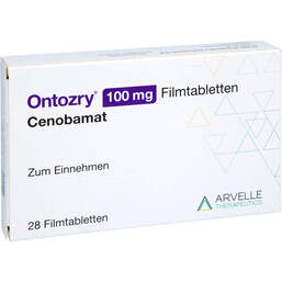 Abbildung: Ontozry 100 mg Filmtabletten 28 St, Filmtabletten PZN 17259340