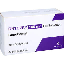 Abbildung: Ontozry 100 mg Filmtabletten 84 St, Filmtabletten PZN 17259357