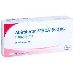 Abbildung: Abirateron STADA 500 mg Filmtabletten 56 St, Filmtabletten PZN 17260685