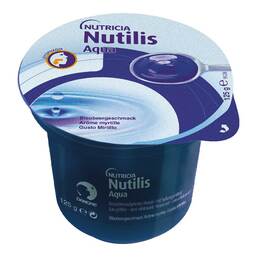 Abbildung: Nutilis Aqua Blaubeergeschmack Creme 12X125 g, Creme PZN 17261615