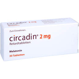 Abbildung: Circadin 2 mg Retardtabletten 30 St, Retard-Tabletten PZN 17261934
