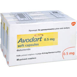 Abbildung: Avodart 0,5 mg Weichkapseln 90 St, Weichkapseln PZN 17263034