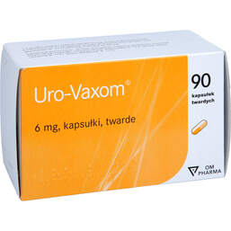 Abbildung: Uro Vaxom 6 mg Hartkapseln 90 St, Hartkapseln PZN 17265180