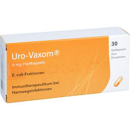 Abbildung: Uro Vaxom 6 mg Hartkapseln 30 St, Hartkapseln PZN 17265205