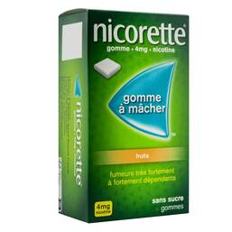 Abbildung: Nicorette 4 mg freshfruit Kaugummi 30 St, Kaugummi PZN 17276947