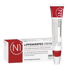 Abbildung: N1 Lippenherpes Creme, Packungsgröße 4 g 2 g, Creme PZN 17277906