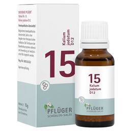Abbildung: Biochemie Pflüger 15 Kalium jodatum D 12 Globuli 15 g, Globuli PZN 17278283