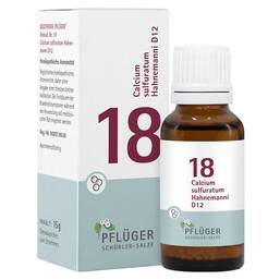 Abbildung: Biochemie Pflüger 18 Calcium sulfuratum D 12 Globuli 15 g, Globuli PZN 17278320