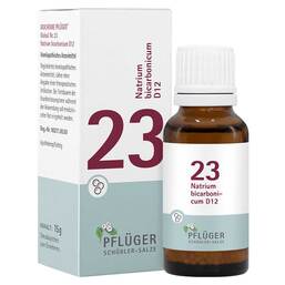 Abbildung: Biochemie Pflüger 23 Natrium bicarbonicum D 12 Globuli 15 g, Globuli PZN 17278389