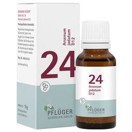 Abbildung: Biochemie Pflüger 24 Arsenum jodatum D 12 Globuli 15 g, Globuli PZN 17278395