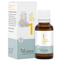 Abbildung: Biochemie Pflüger 1 Calcium fluoratum D 12 Globuli Globuli, 15 g PZN 17278455