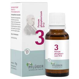Abbildung: Biochemie Pflüger 3 Ferrum phosphoricum D 12 Globuli Globuli, 15 g PZN 17278484