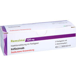 Abbildung: Remsima 120 mg Injektionslösung im Fertigpen 2 St, Injektionslösung PZN 17278544