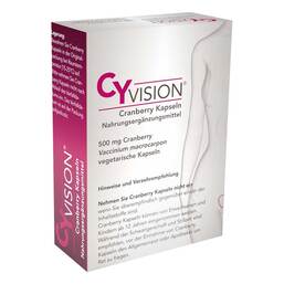 Abbildung: Cranberry Kapseln Cyvision 30 St, Kapseln PZN 17278952