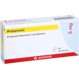 Abbildung: Aripiprazol-Glenmark 5 mg Tabletten 14 St, Tabletten PZN 17279006