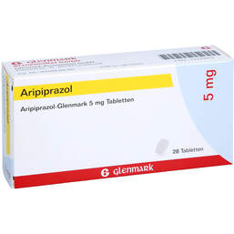 Abbildung: Aripiprazol-Glenmark 5 mg Tabletten 28 St, Tabletten PZN 17279012