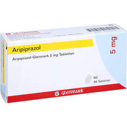 Abbildung: Aripiprazol-Glenmark 5 mg Tabletten 49 St, Tabletten PZN 17279029
