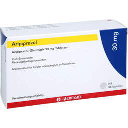 Abbildung: Aripiprazol-Glenmark 30 mg Tabletten 98 St, Tabletten PZN 17279118