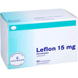 Abbildung: Leflon 15 mg Filmtabletten 90 St, Filmtabletten PZN 17281641
