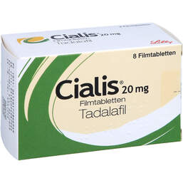 Abbildung: Cialis 20 mg Filmtabletten 8 St, Filmtabletten PZN 17286696