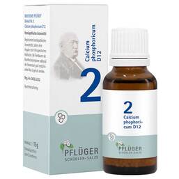 Abbildung: Biochemie Pflüger 2 Calcium phosphoricum D 12 Gl. 15 g, Globuli PZN 17286868