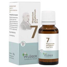 Abbildung: Biochemie Pflüger 7 Magnesium phosphoricum D 12 Gl 15 g, Globuli PZN 17286874