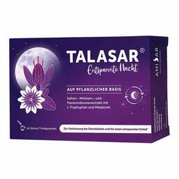 Abbildung: Talasar entspannte Nacht Sticks / Trinkgranulat Granulat, 14 St PZN 17295838