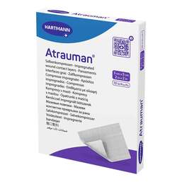 Abbildung: Atrauman 5x5 cm steril Kompressen 10 St, Kompressen PZN 17314375