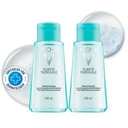 Abbildung: Vichy Purete Thermale Augen Make-up Entf.sens.DP 2X100 ml, Flüssigkeit PZN 17315038
