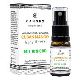 Abbildung: Canobo Bio Cbd 10% Cuban Mango Mundspray Spray, 10 ml PZN 17366308