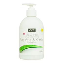 Abbildung: Eva Natura cremige Flüssigseife Aloe Vera + Kamille 500 ml, Flüssigseife PZN 17368862