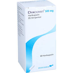 Abbildung: Diacomit 500 mg Hartkapseln 60 St, Hartkapseln PZN 17370497