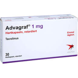 Abbildung: Advagraf 1 mg Hartkapseln retardiert 30 St, Retard-Kapseln PZN 17370735