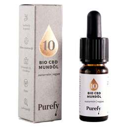Abbildung: Bio Cbd Mundöl 10% Purefy Öl, 1X10 ml PZN 17374785