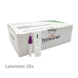 Abbildung: TESTSEALABS Covid-19 Corona Antigen Nasentest Selbsttest Test, 25 St PZN 17377855