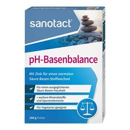 Abbildung: PH-Basenbalance Pulver sanotact 200 g, Pulver PZN 17380260