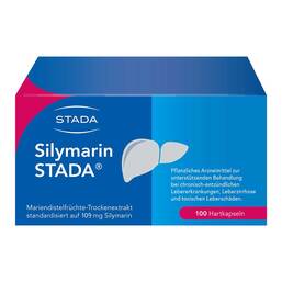 Abbildung: Silymarin STADA 109 mg Hartkapseln 100 St, Hartkapseln PZN 17383442