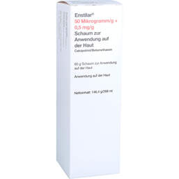 Abbildung: Enstilar 50 µg / g + 0,5 mg / g Schaum zur Anwendung auf der Haut  60 g, Schaum PZN 17383910