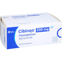 Abbildung: Cibinqo 200 mg Filmtabletten 91 St, Filmtabletten PZN 17388066